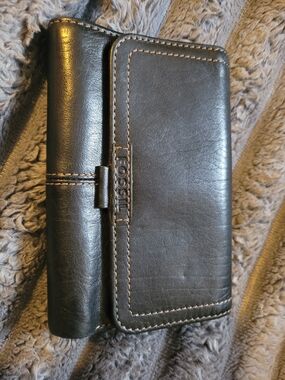 Fossil Black Leather Wallet